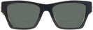 Square Black/grey Lens Tory Burch 7186U Bifocal Reading Sunglasses View #2