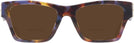 Square Blue Pearl Tortoise/blue Gradient Tory Burch 7186U Bifocal Reading Sunglasses View #2