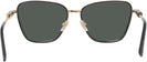 Butterfly Black Versace 1292 Progressive No-Line Reading Sunglasses View #4