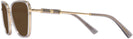 Butterfly Grey Transparent  Versace 1292 Progressive No-Line Reading Sunglasses View #3