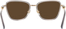 Butterfly Grey Transparent  Versace 1292 Bifocal Reading Sunglasses View #4