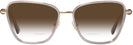 Butterfly Grey Transparent  Versace 1292 w/ Gradient Bifocal Reading Sunglasses View #2