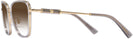 Butterfly Grey Transparent  Versace 1292 w/ Gradient Bifocal Reading Sunglasses View #3