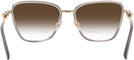 Butterfly Grey Transparent  Versace 1292 w/ Gradient Bifocal Reading Sunglasses View #4