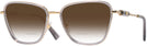 Butterfly Grey Transparent  Versace 1292 w/ Gradient Bifocal Reading Sunglasses View #1