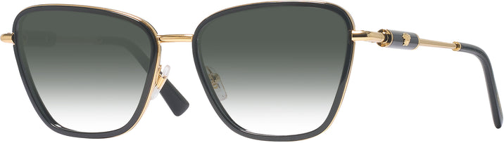 Butterfly Black Versace 1292 w/ Gradient Progressive No-Line Reading Sunglasses View #1