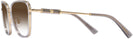 Butterfly Grey Transparent  Versace 1292 w/ Gradient Progressive No-Line Reading Sunglasses View #3