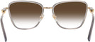 Butterfly Grey Transparent  Versace 1292 w/ Gradient Progressive No-Line Reading Sunglasses View #4