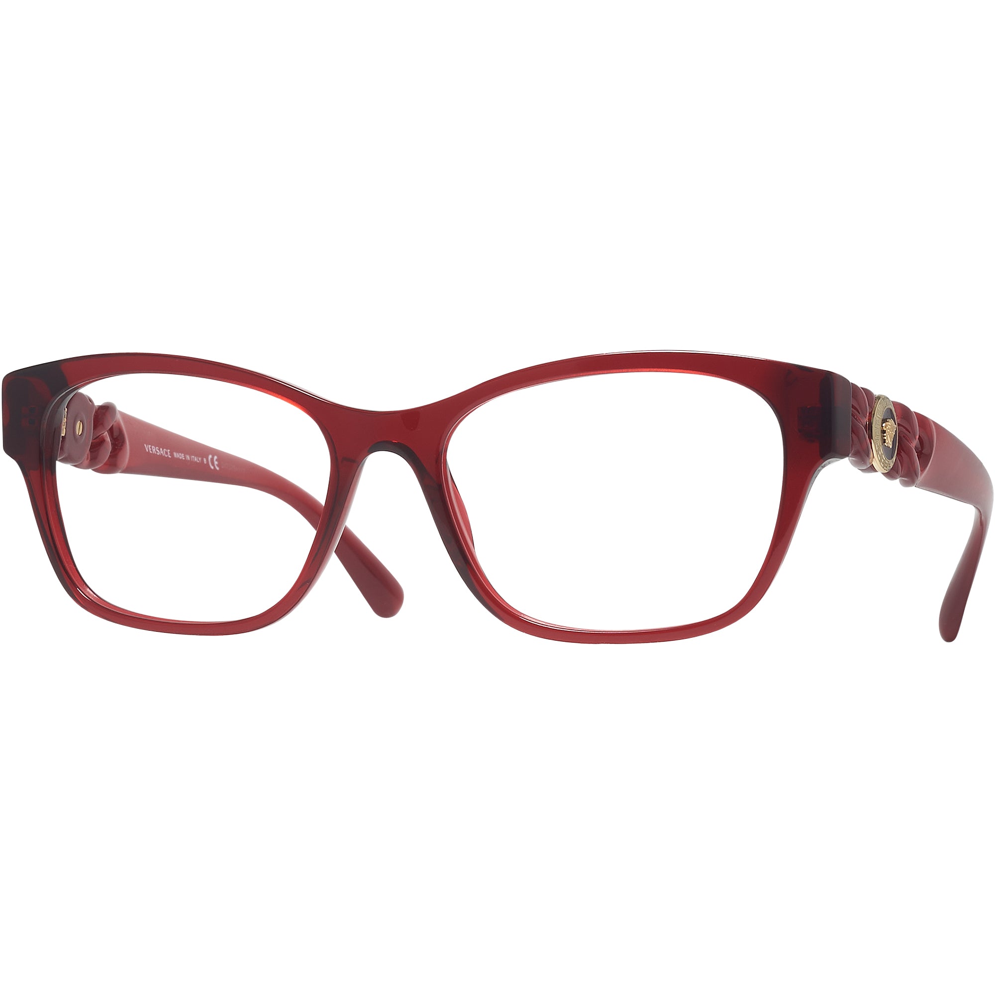 Transparent Red Versace 3306 Single Vision Full Frame display picture 2