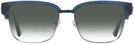 Cat Eye Blue Transparent Versace 3348 w/ Gradient Bifocal Reading Sunglasses View #2