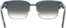 Cat Eye Blue Transparent Versace 3348 w/ Gradient Bifocal Reading Sunglasses View #4