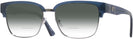 Cat Eye Blue Transparent Versace 3348 w/ Gradient Bifocal Reading Sunglasses View #1