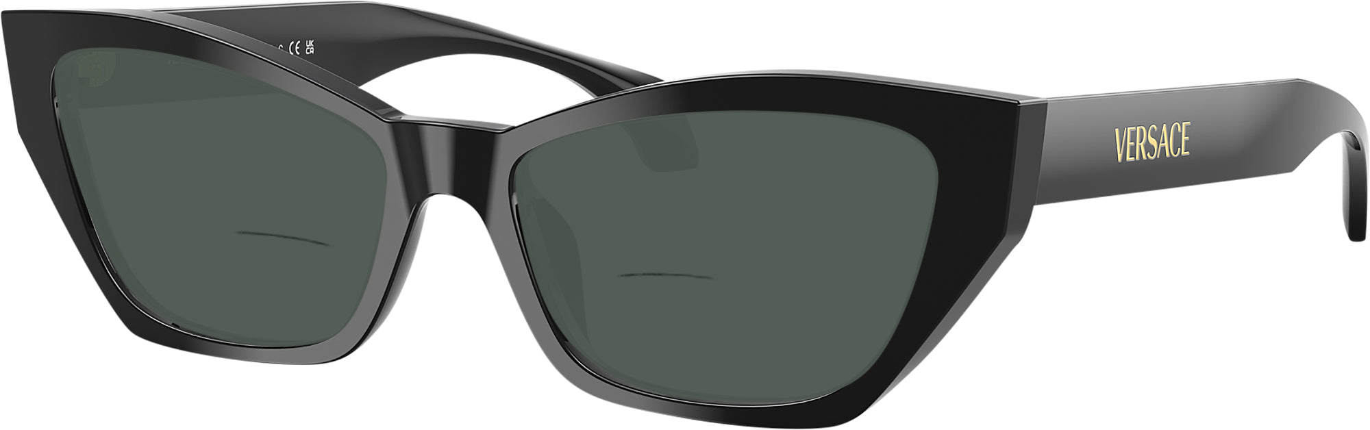 Black Versace 3373U Bifocal Reading Sunglasses