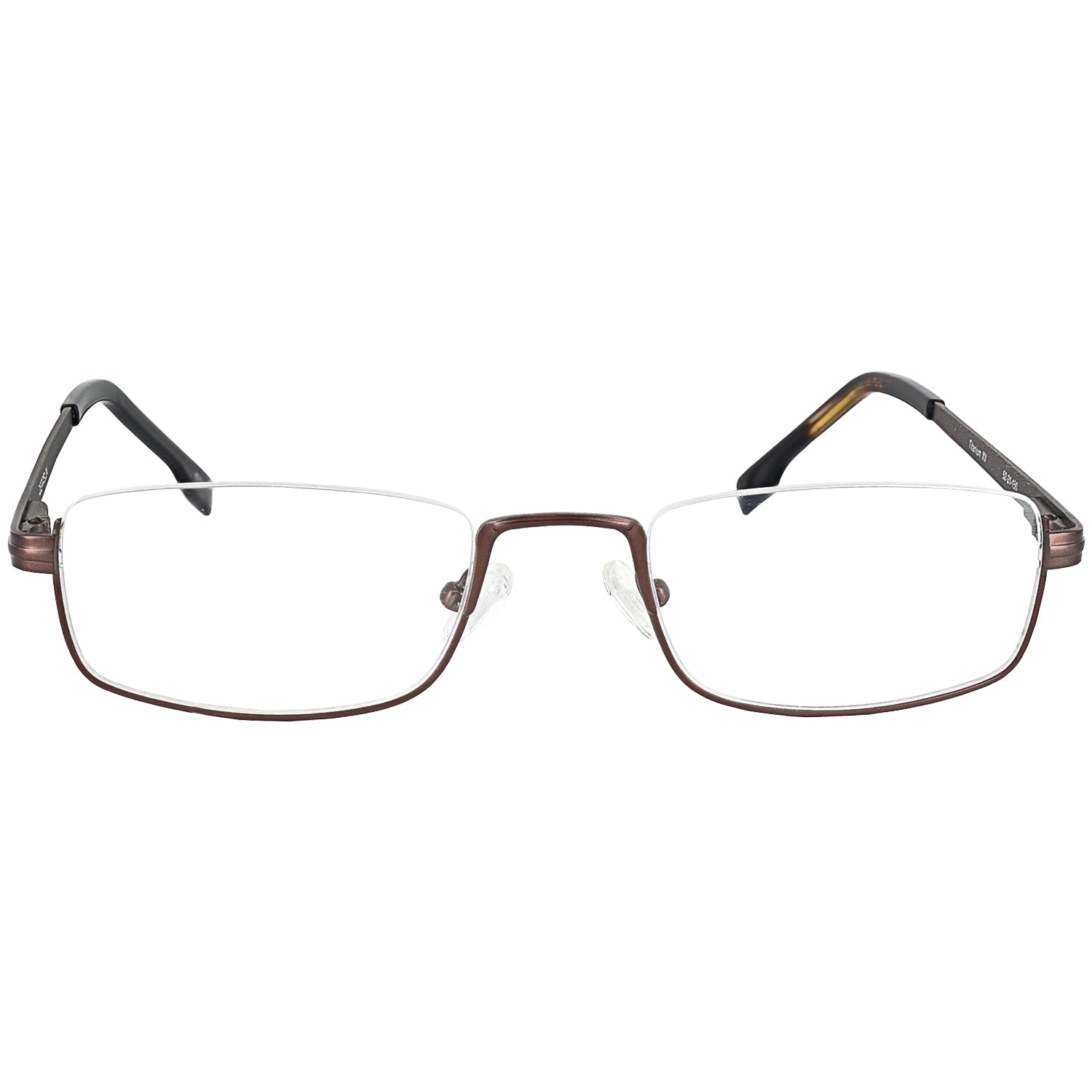 Matte Silver Titanium XV-L Single Vision Half Frame