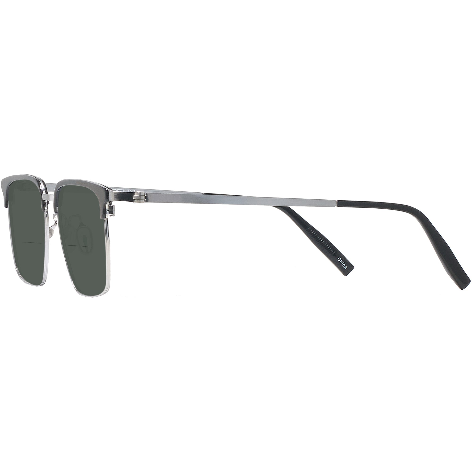 50sファブリック Grey Gunmetal LZ-50 Bifocal Reading Sunglasses