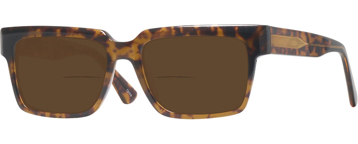 Rectangle Tortoise LZ-52 Bifocal Reading Sunglasses View #1