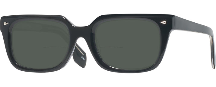 Rectangle Black LZ-54 Bifocal Reading Sunglasses View #1