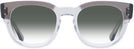Square Grey On Transparent Ray-Ban 0298V w/ Gradient Progressive No-Lines Reading Sunglasses View #2