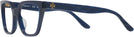 Rectangle Transparent Navy Tory Burch 2133U Single Vision Full Frame View #3