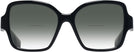 Square,Oversized Black Burberry 2374 w/ Gradient Bifocal Reading Sunglasses View #2