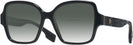 Square,Oversized Black Burberry 2374 w/ Gradient Bifocal Reading Sunglasses View #1