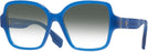 Square,Oversized Blue Burberry 2374 w/ Gradient Progressive No-Line Reading Sunglasses View #1