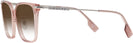 Square,Oversized Rose Burberry 2376 w/ Gradient Bifocal Reading Sunglasses View #3