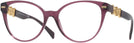 Cat Eye Transparent Violet Versace 3334 Progressive No-Lines View #1