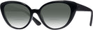 Cat Eye Black Versace 3349U w/ Gradient Bifocal Reading Sunglasses View #1