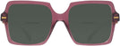 Square Transparent Violet Versace 4441 Bifocal Reading Sunglasses View #2