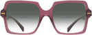Square Transparent Violet Versace 4441 w/ Gradient Bifocal Reading Sunglasses View #2