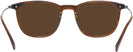 Square Striated Brown Tumi 512 Progressive No-Line Reading Sunglasses View #4