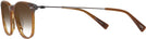 Square Striated Brown Tumi 512 w/ Gradient Progressive No Line Reading Sunglasses View #3