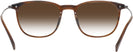 Square Striated Brown Tumi 512 w/ Gradient Progressive No Line Reading Sunglasses View #4