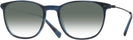 Square Striated Blue Tumi 512 w/ Gradient Progressive No Line Reading Sunglasses View #1
