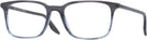 Rectangle STRIPED GRAY AND BLUE Ray-Ban 5421 Single Vision Full Frame View #1