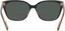 Square Black/transparent Blush Coach 6226U Bifocal Reading Sunglasses View #4