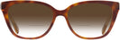 Square Dark Tortoise/canary Coach 6226U w/ Gradient Bifocal Reading Sunglasses View #2