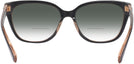 Square Black/transparent Blush Coach 6226U w/ Gradient Bifocal Reading Sunglasses View #4