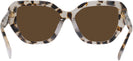 Cat Eye Tortoise Tory Burch 7194U Progressive No-Line Reading Sunglasses View #4