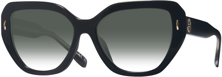 Cat Eye Black Tory Burch 7194U w/ Gradient Progressive No-Line Reading Sunglasses View #1