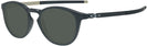 Round Satin Black Oakley OX8105 Pitchman Progressive Reading Sunglasses View #1