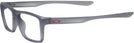 Rectangle Satin Grey Smoke Oakley OX8178 Single Vision Full Frame View #3