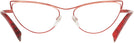 Cat Eye Matte Purple Red Alain Mikli A02038 Single Vision Full Frame View #4