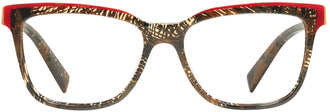 Alain Mikli A03077 reading glasses. color: Rouge Mikli/Palmier Chocolate