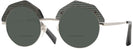Round Black/silver Alain Mikli A04006 Bifocal Reading Sunglasses View #1