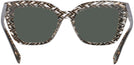 Oversized Black On Zig Zag Grey Alain Mikli A05026 Progressive No Line Reading Sunglasses View #4