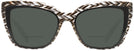 Oversized Black On Zig Zag Grey Alain Mikli A05026 Bifocal Reading Sunglasses View #2