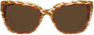 Oversized Havana Zig Zag Green Alain Mikli A05026 Bifocal Reading Sunglasses View #2