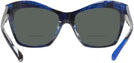 Cat Eye,Oversized,Square Denim/blue Waves Black Alain Mikli A05043 Bifocal Reading Sunglasses View #4